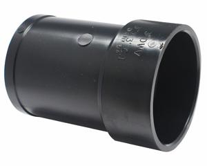 ABS DWV 3" HUB ADPT CI HXSPG BLK
