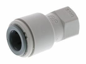 Gray Acetal Faucet Connector 3/8 x 7/16 - 24 UNS
