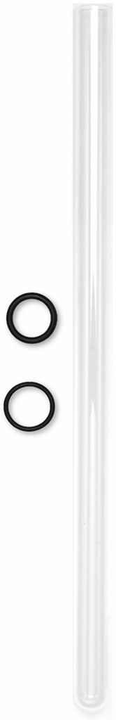 Quartz Sleeve, AQUV8,C/W O-Rings