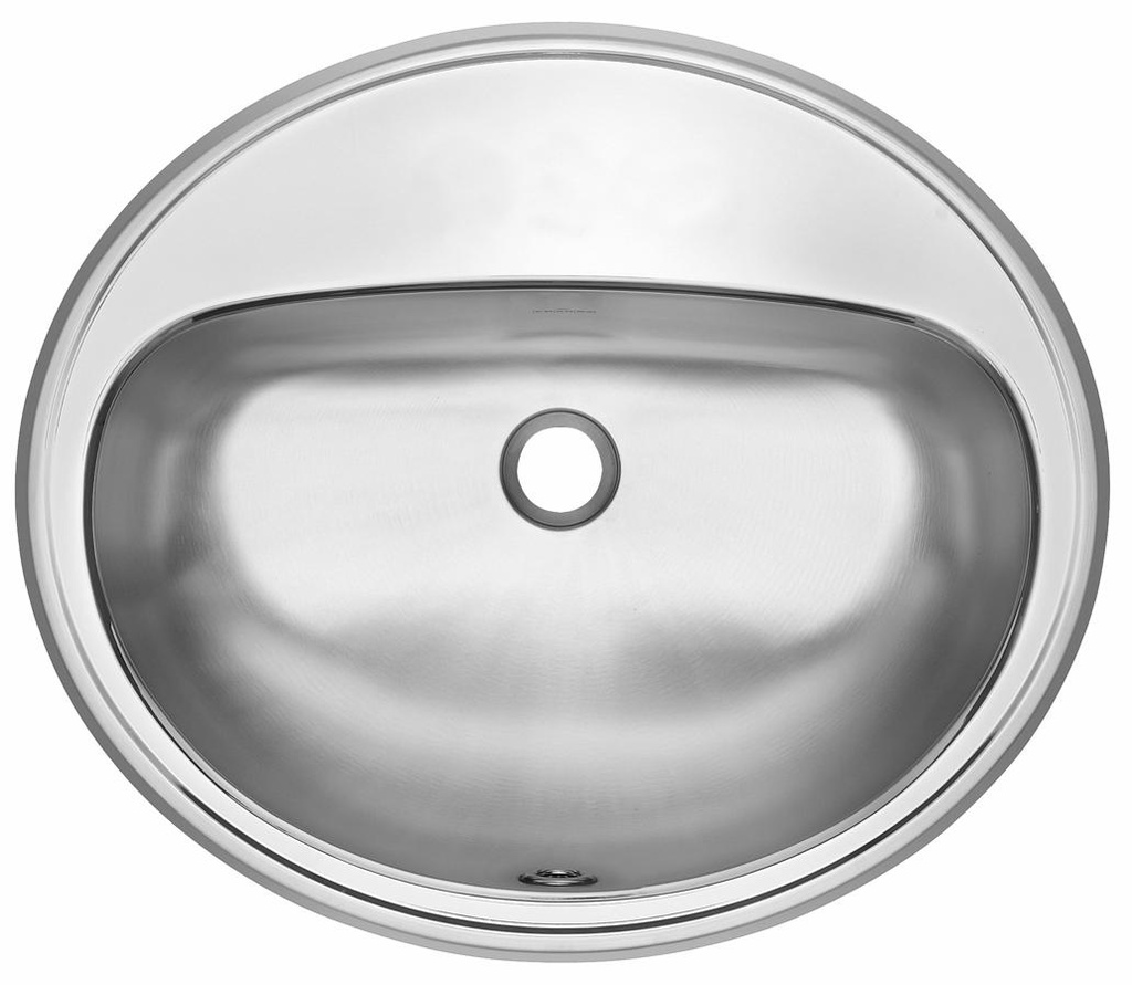 1-Hole Drop-In Bathroom Sink