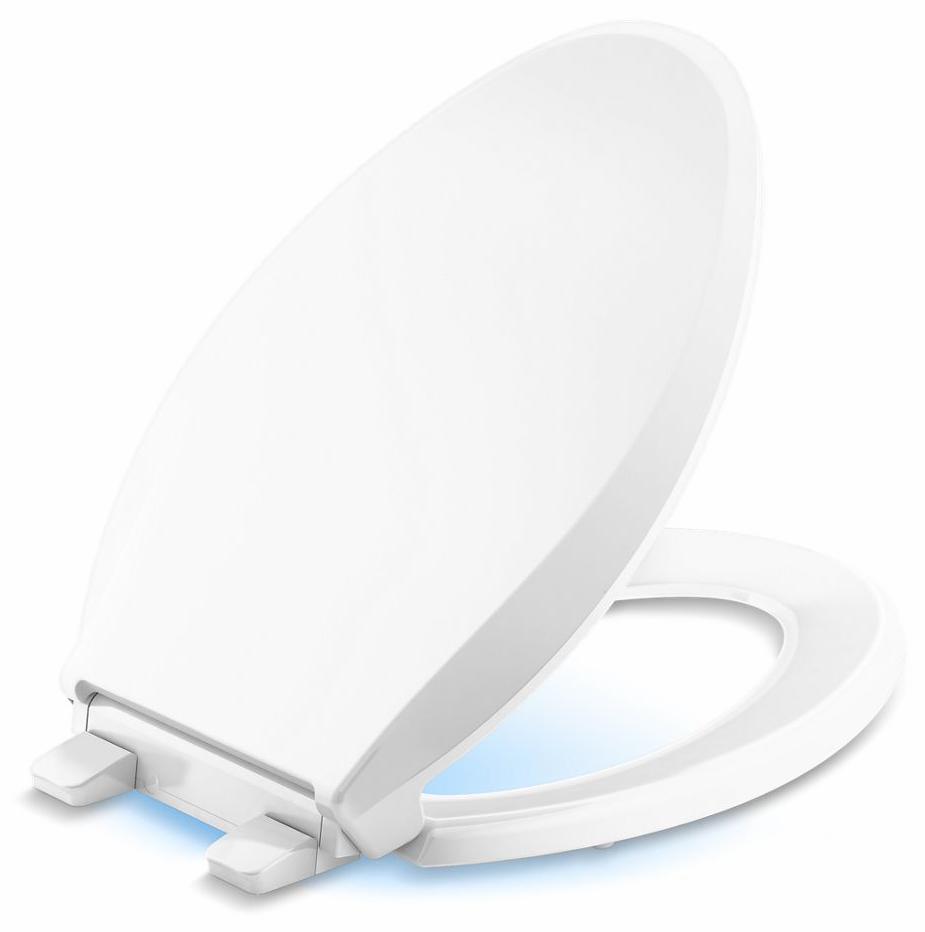 Cachet Nightlight ReadyLatch Quiet-Close Elongated Toilet Seat