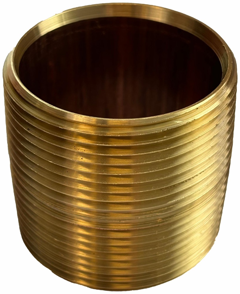 1-1/4 X CLOSE STD BRASS NIPPLE
