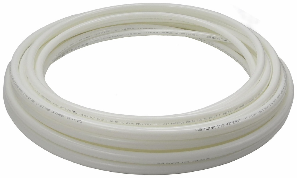 1/2" x 1000' Coil Vipert Pipe (White)
