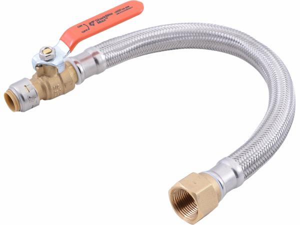 3/4 X 3/4FIP 18" CONN WITH BALL VALVE