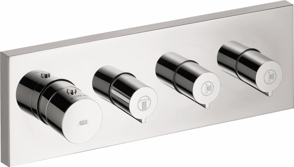 ShowerSolutions Thermostatic Shower System Module Trim with 3 Functions