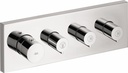 ShowerSolutions Thermostatic Shower System Module Trim with 3 Functions