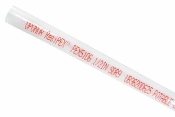 1/2" Uponor ResiPEX White, Red Print, 300-ft. coil