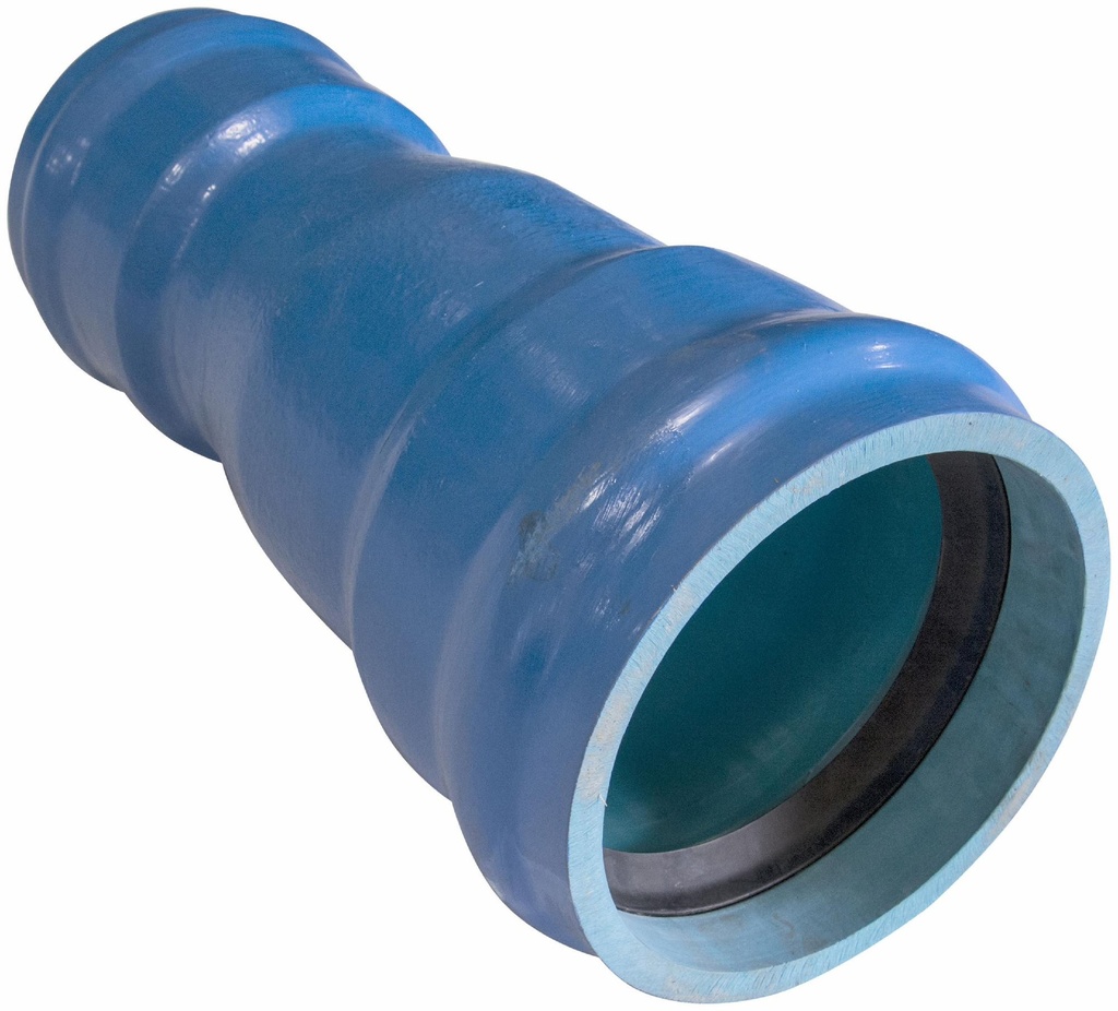 10"x8" PVC COUPLING CIOD DR18 BxB T.B. FAB BLUE BRUTE