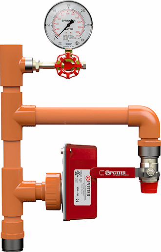 RD13 RISER 1 1/4" W/CAPPED FLOWSWITCH PORT