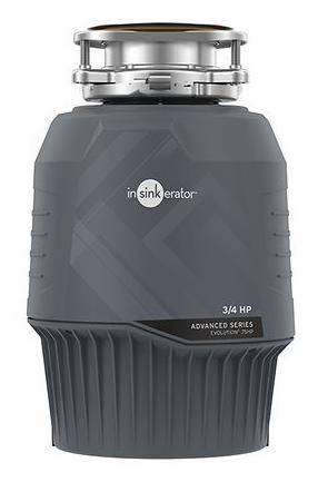 Evolution .75HP Continuous Feed Garbage Disposal (less cord)