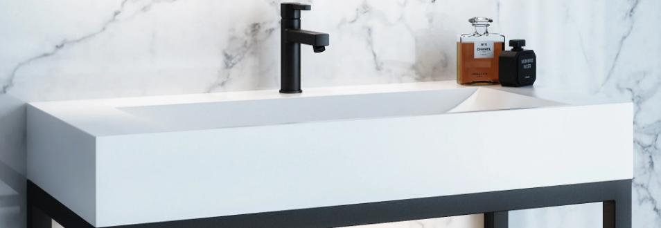 36" Sink Top with 8" Widespread Faucet Holes