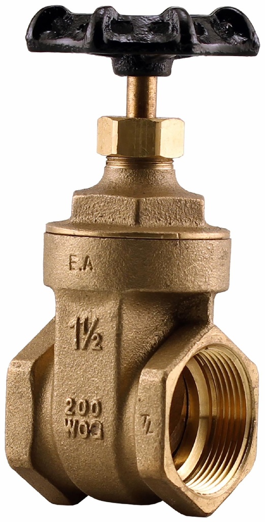 0818-15NL - 'No Lead 1-1/2" FPT G.V. 200wog'