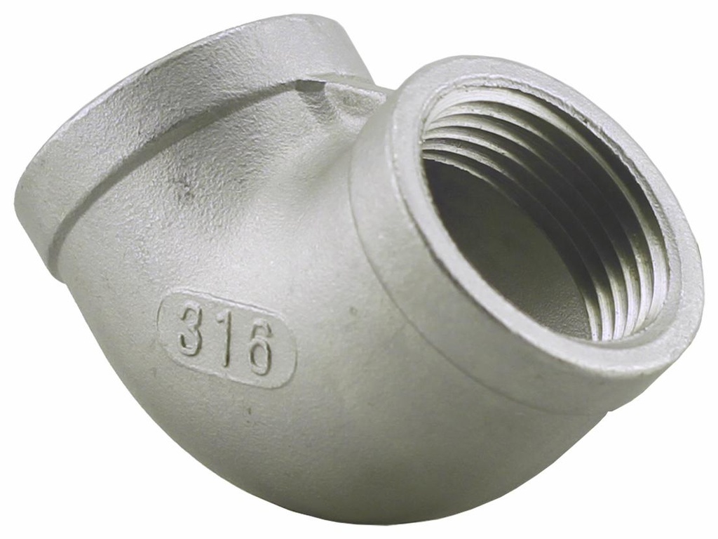 SS316E-10 - '1" 316SS Elbow Iso4144'
