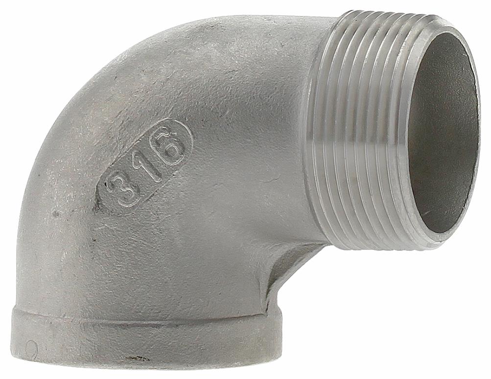 SS316SE-15 - '1-1/2" 316SS St Elbow Iso4144'