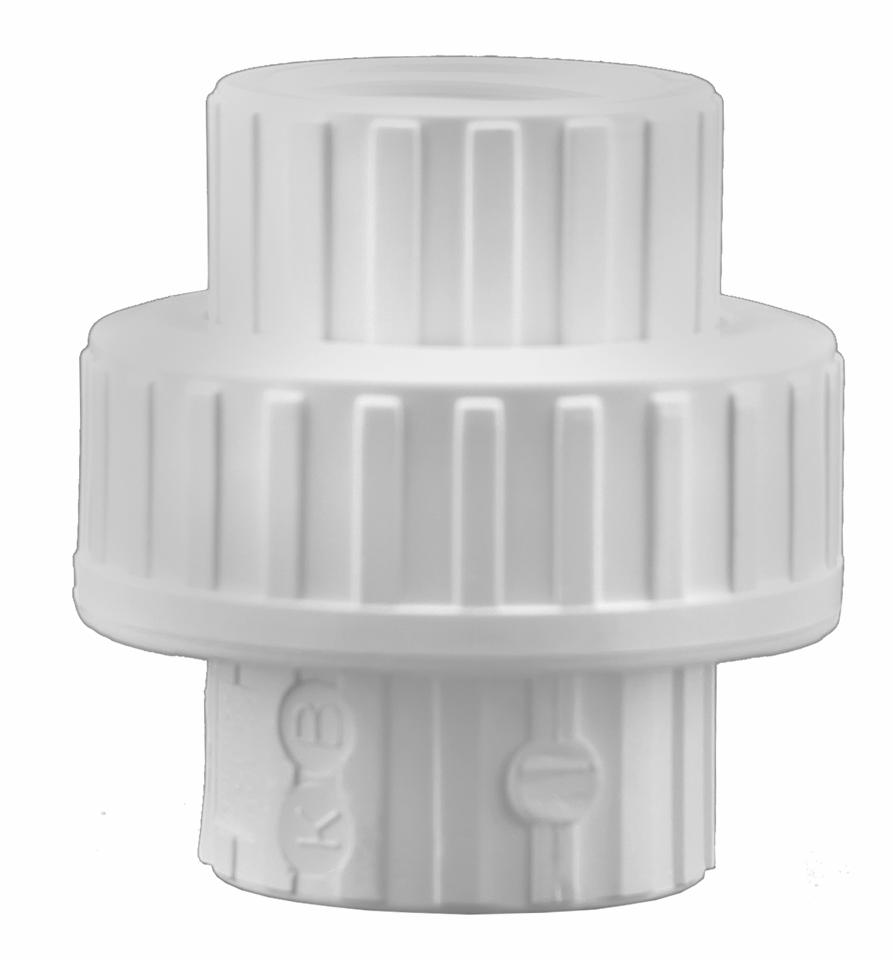 458-010 - '1" Fipt x Fipt Union O-Ring Type - Schedule 40 PVC'