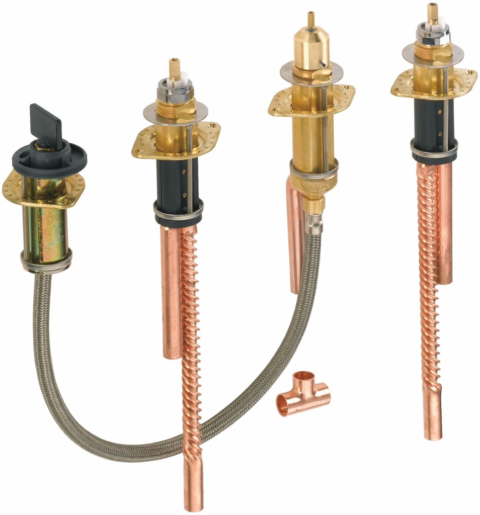 Rough-In for 4-Hole Roman Tub Faucet