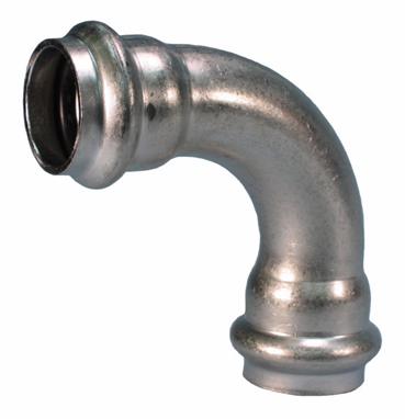 2" Vic-Press 90 Elbow 304 Stainless Style P586