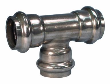 1" Vic-Press Tee 304 Stainless Style P592