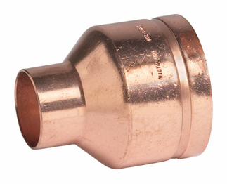 2" x 1" Wrot Copper Concentric Reducer GxC No. 652