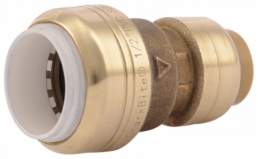 1/2 CTS x 1/2 PVC Schedule 40 Transition Coupling