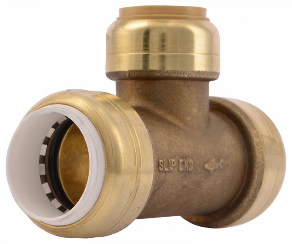 3/4 PVC x 3/4 PVC x 3/4 CTS Schedule 40 Transition Slip Tee