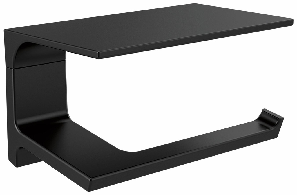 Pivotal Toilet Paper Holder with Shelf