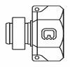 N/L STRGT MTR CPLG - 3/4" MTR SWL NUT x 3/4" PEX