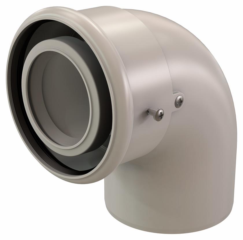 2/4x87 Concentric PP/Alu Elbow
