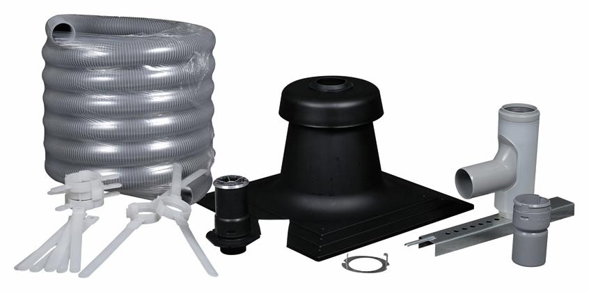 2 x 35ft Flex Chimney Kit