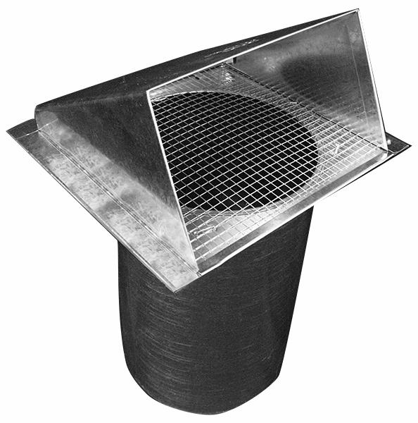 4" Fresh Air Intake Galvanized