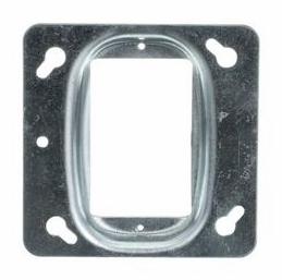 1DEV 4"SQ COVER 1/2"RAISED MUD RING