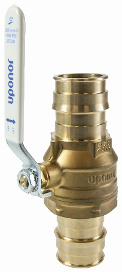 ProPEX LF Brass Commercial Ball Valve (full port), 2" PEX x 2" PEX