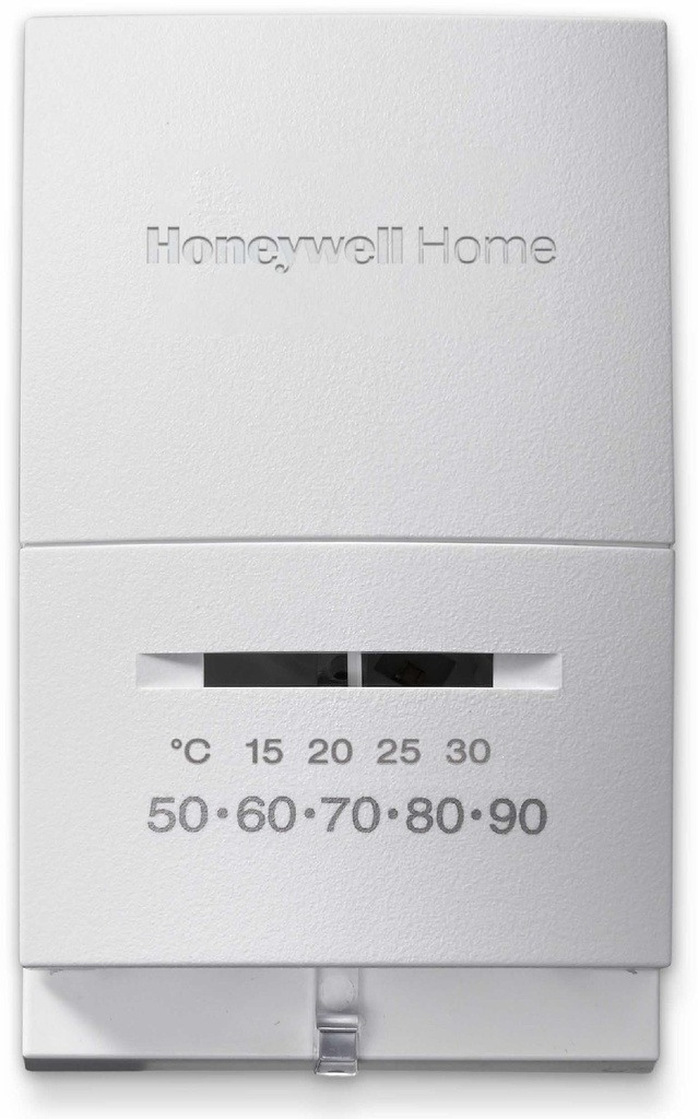 Mercury free cool only thermostat for single stage low voltage systems