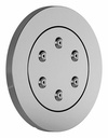 Adjustable Shower Body Jets with Round and Square Trims