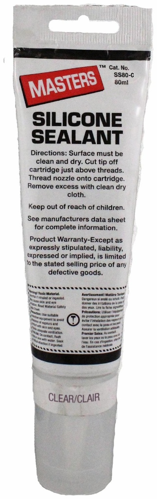 Clear Silicone Sealant- 80ml Tube