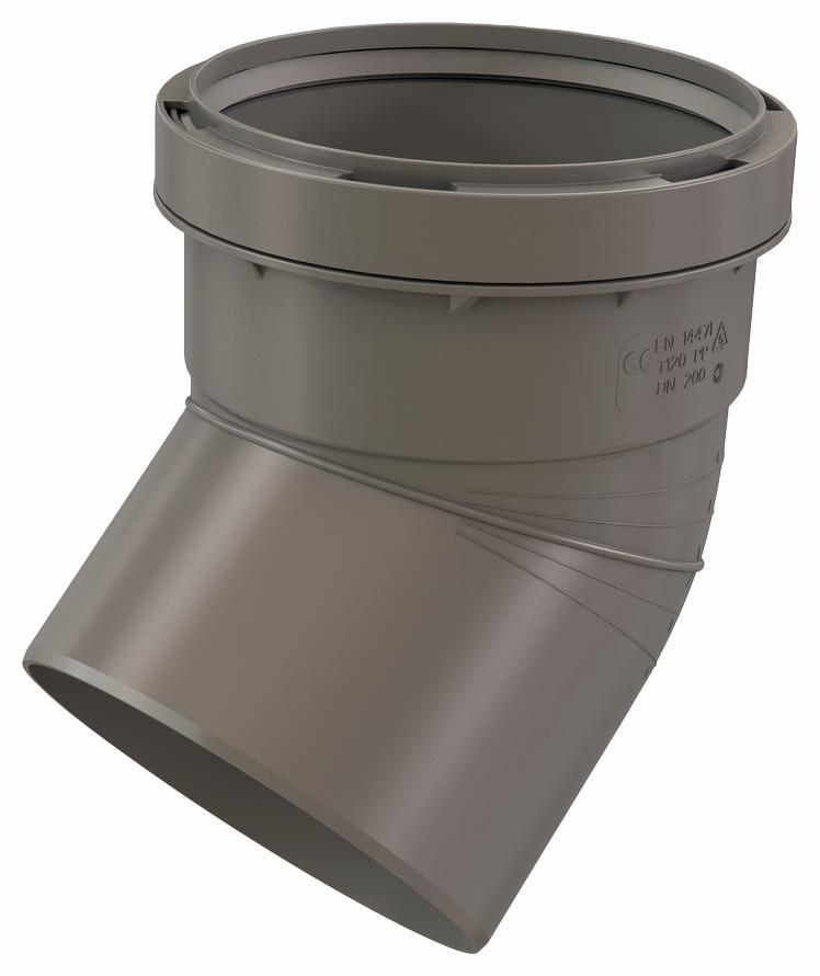 8 x 45 Zero Radius Elbow