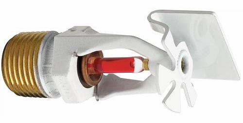 1/2" Standard Response 155F K5.6 Horizontal Sidewall Sprinkler Head White FireLock V2709