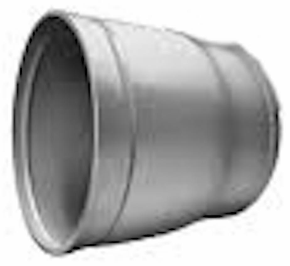 6" x 3" Grooved Concentric Reducer 304SS Stainless Steel No. 450