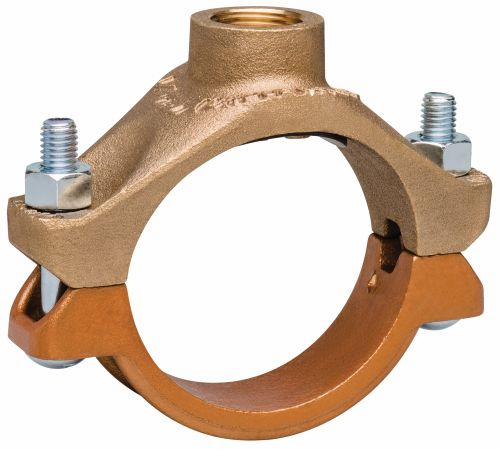 4" x 1-1/2" Mechanical Tee Branch Outlet for Copper EDPM Gasket Style 622
