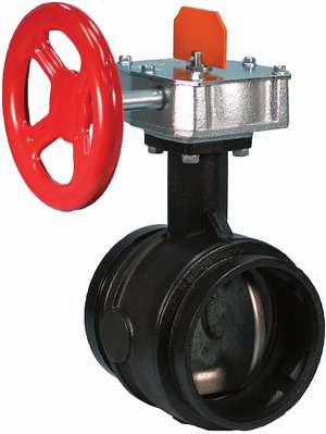 3 FIRELOCK SERIES 705        ~ BUTTERFLY VALVE W/TAP 88.9MM