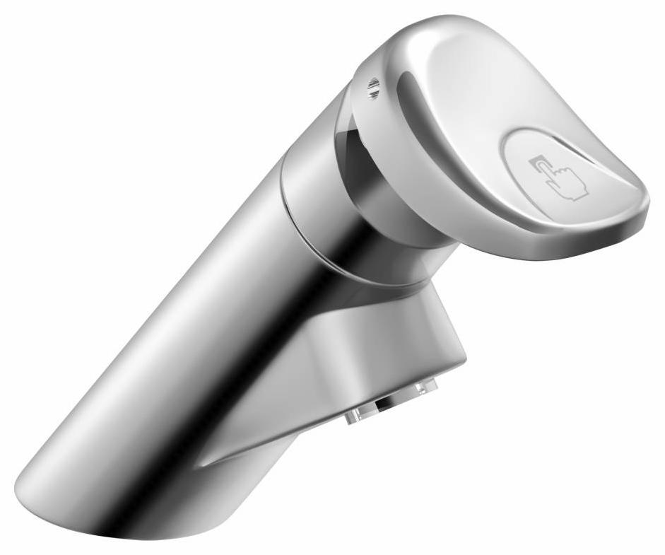 M-Press Single Hole Metering Bathroom Faucet