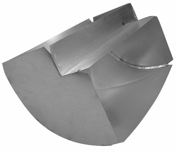 10" x 12" Short Way 90 Degree Duct Elbow