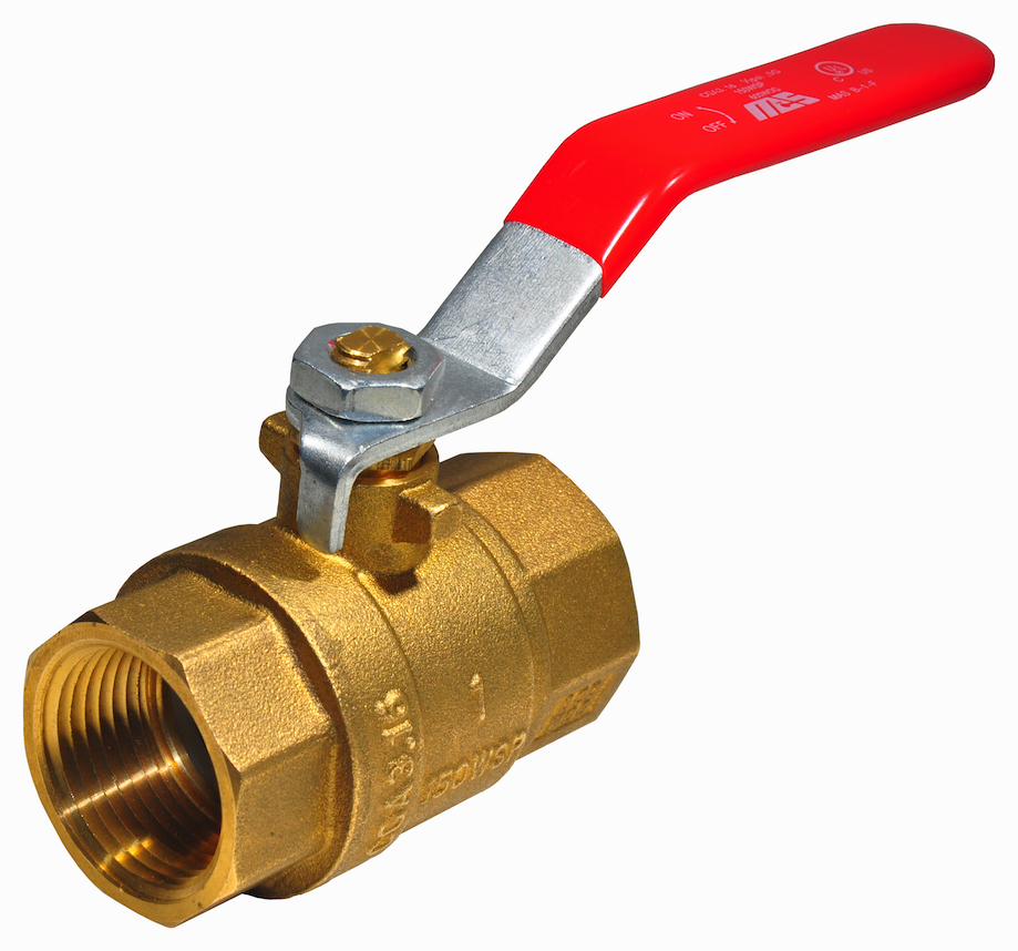 013-30307 MAS B-1F 3 IP BRASS BALL VALVE