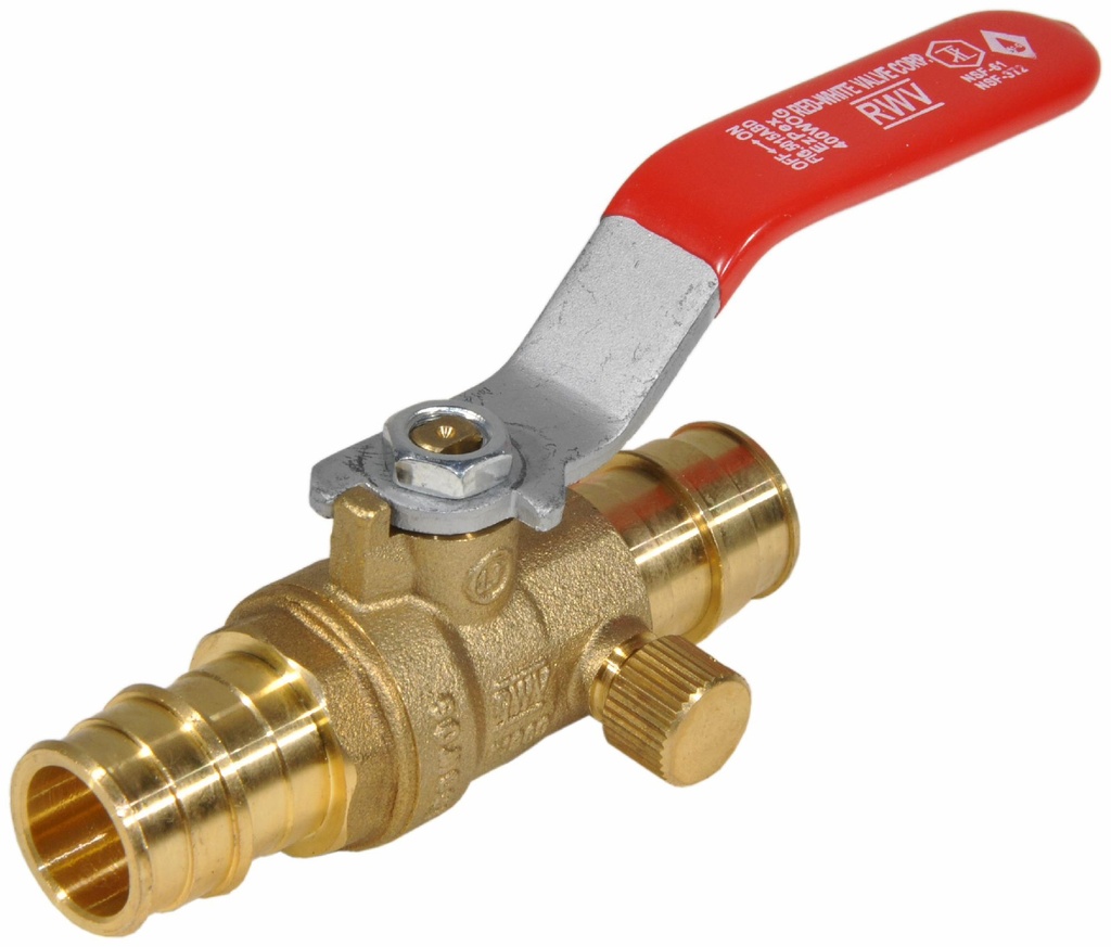 004-46280 RED-WHITE 5015-ABD 1/2 400WOG BRS-LF PEX(F1960) SP DRAIN