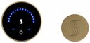 MicroTouch Control (Wall Mount, Round) + Steam Head Kit (Round)