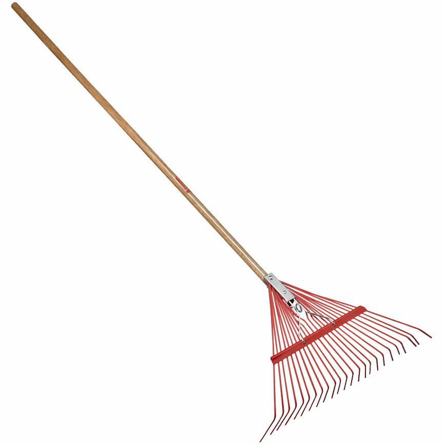 Spring Brace Rake - 24 Inch/24 tines