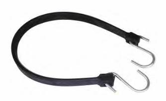 PLUMB-PRO BLACK RUBBER UTILITY STRAPS - 20"