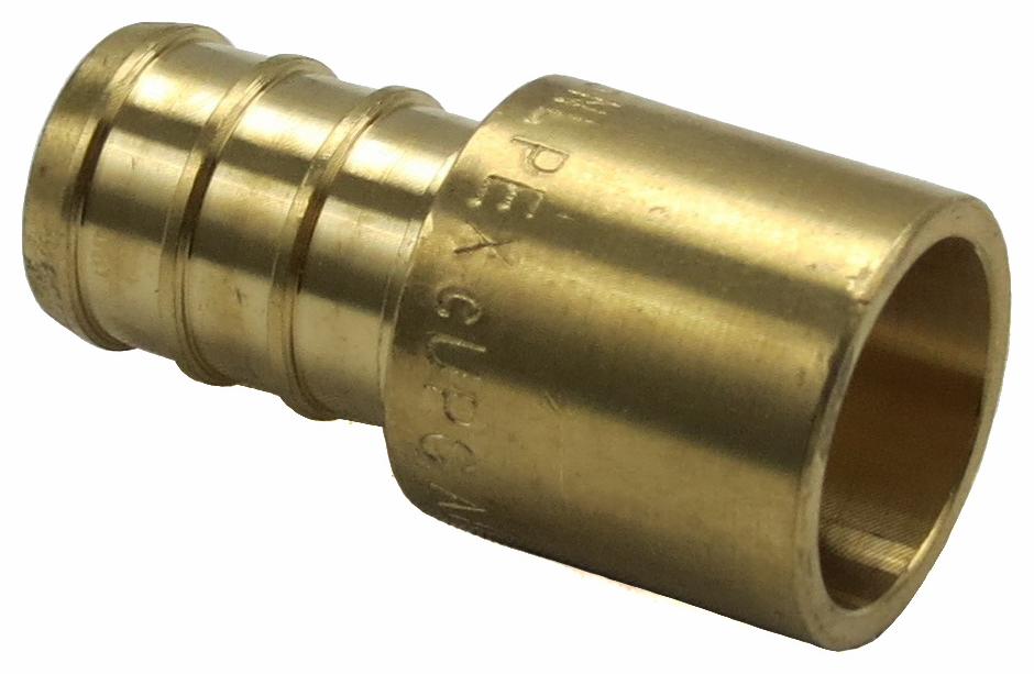 1-1/4" Brass Pex x Male Sweat Adapter NL