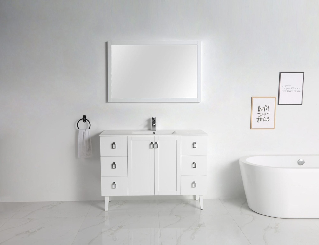 Deco 48" x 18" Vanity (Cabinet Only)