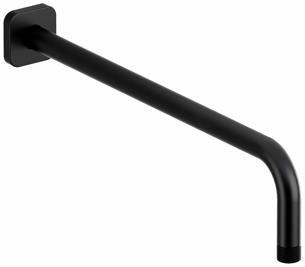 16" Wall Mount Shower Arm With Square Escutcheon
